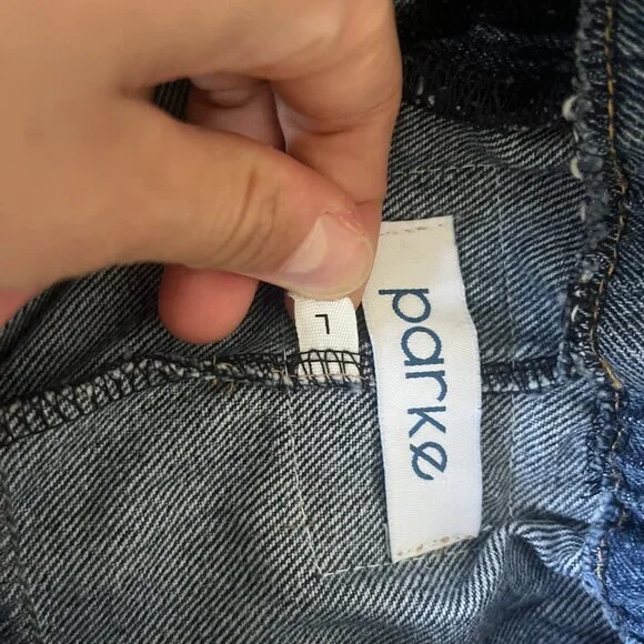 Parke Patchwork Drawstring Jeans - Picture 5 of 5